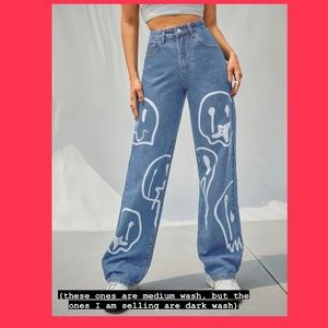 High Waist Dark Wash Jean